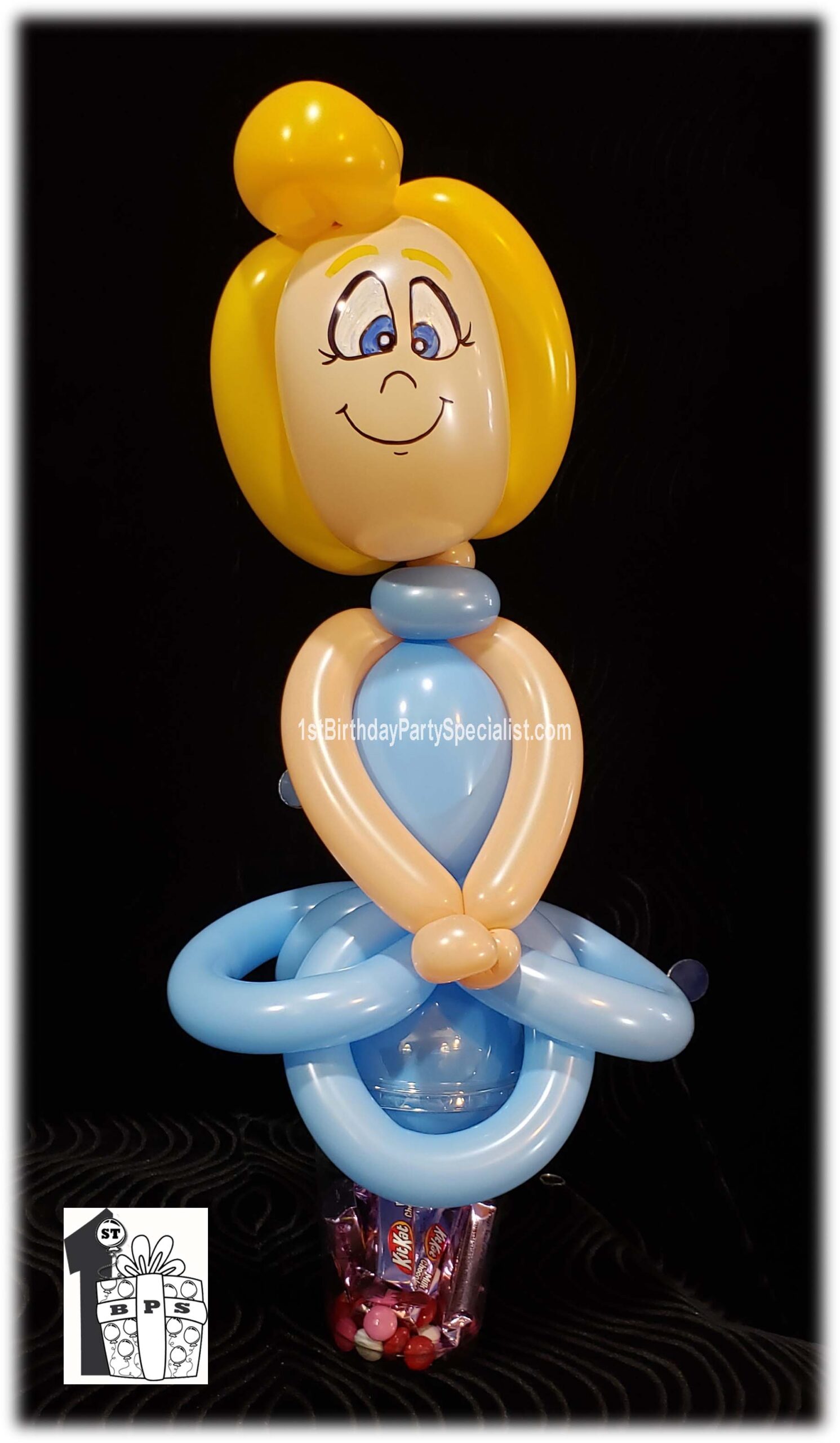 Princess Balloon Candy Cup perfect for birthday party giveaways.